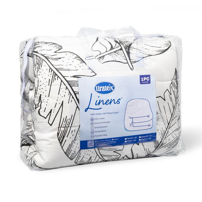 Packaging of the Uratex Bed Linens Comforter