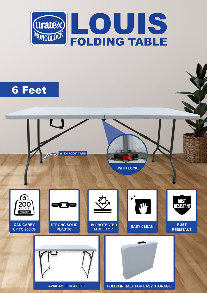 Uratex Monoblock Louis Folding Table