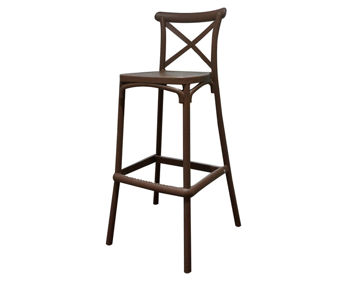 Uratex Monoblock Sofia Barstool in brown
