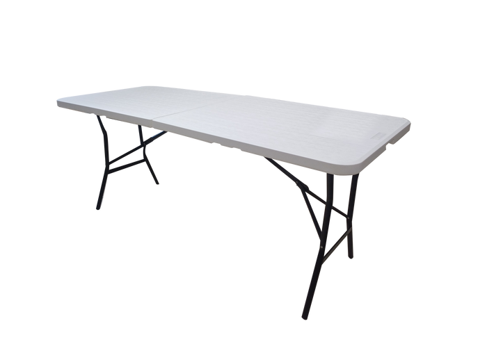 Uratex William Folding Table, angled view