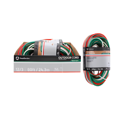 (USA)(AS IS) Southwire 12/3 80' HEAVY DUTY