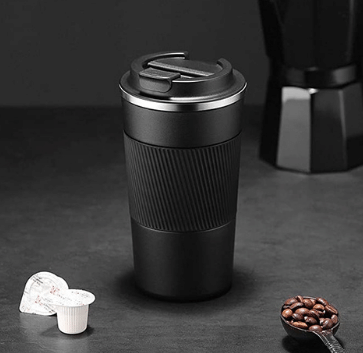travel coffee mug 510 ml close-up detail
