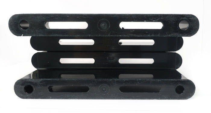 Vintage Black Magazine Rack by Giotto Stoppino for Kartell, Italy