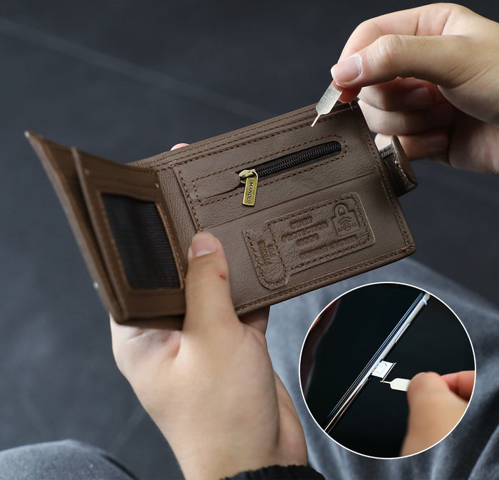 WA385 - Korean Stylish Multifunctional Leather Wallet
