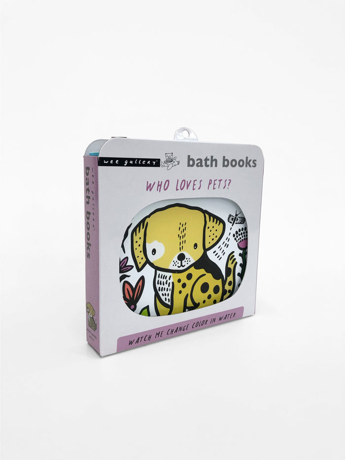 Wee Gallery Who Loves Pets? Color-Changing Bath Book