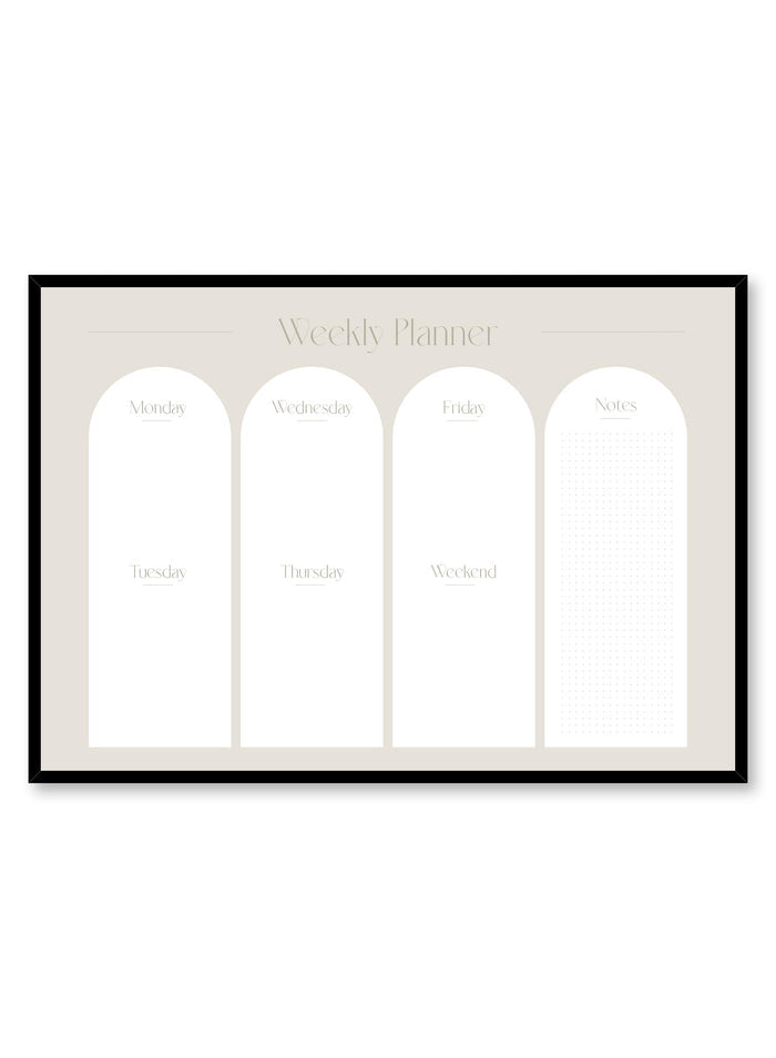 Weekly, Planner