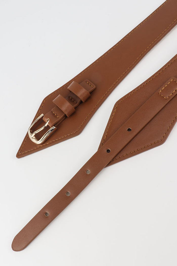 Wide Angular Corset Belt
