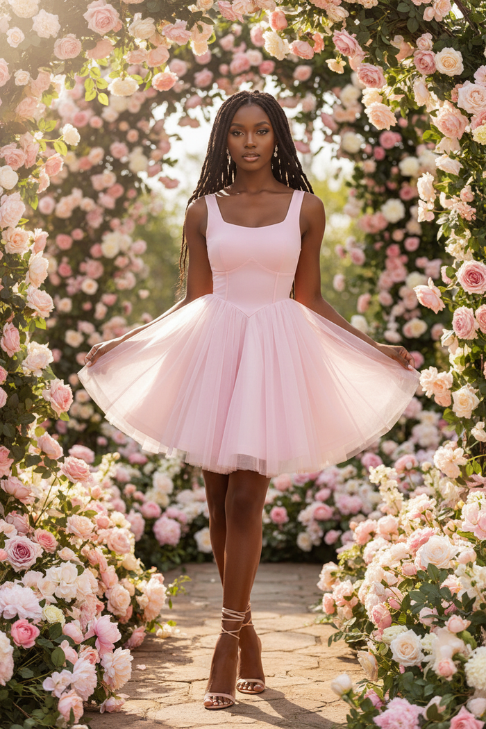 Tulle Dress Front