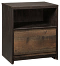 Windlore B320-91 Dark Brown One Drawer Night Stand