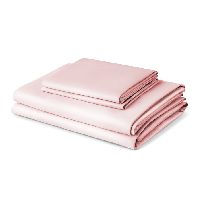 Wink Bed Linens 3 Piece Fitted Sheet Set in pink