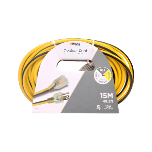 WOODS 12/3 49.2' HEAVY DUTY OUTDOOR CORD
