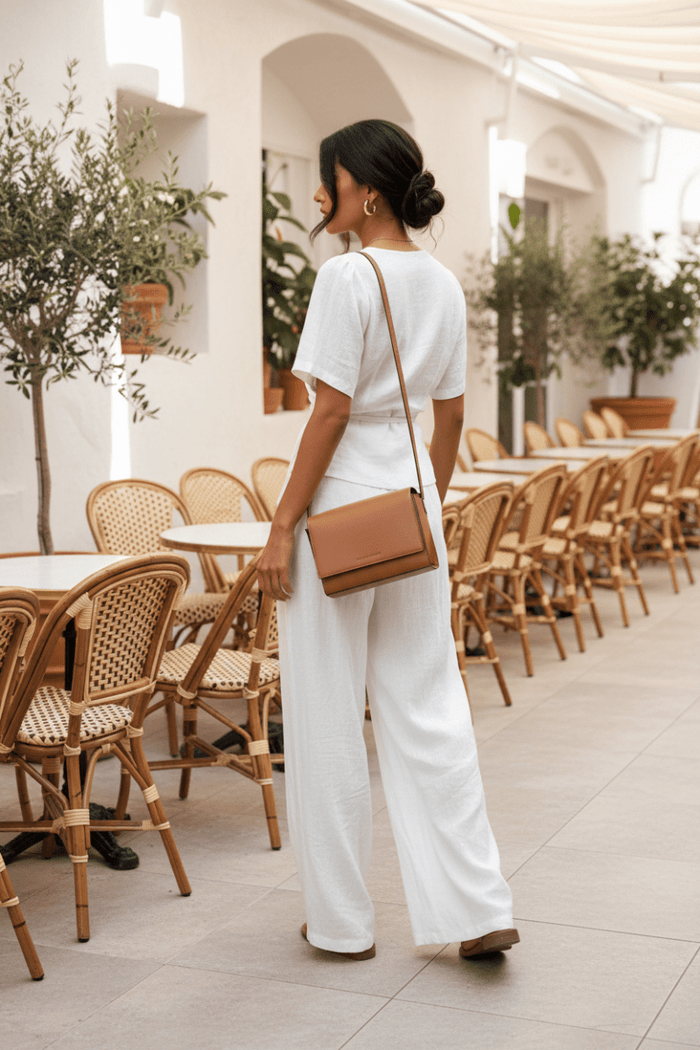 Wrap Top & Wide Leg Pants Set | Tie Waist Two-Piece | The PM Edit - The PM Edit