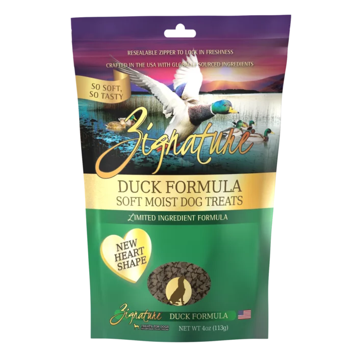 Zignature Duck Soft Moist Treats for Dogs