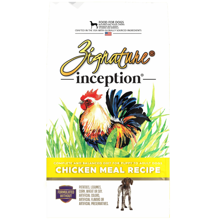 Zignature Inception Chicken Meal Recipe Dry Dog Food