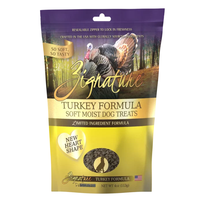 Zignature Turkey Soft Moist Treats for Dogs