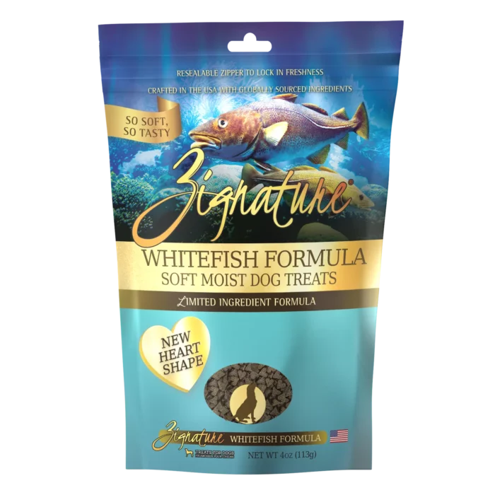Zignature Whitefish Soft Moist Treats for Dogs